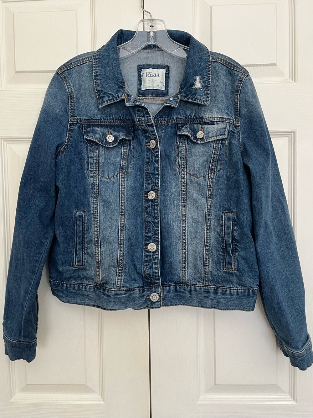 Mudd Juniors Denim Blue Jacket
